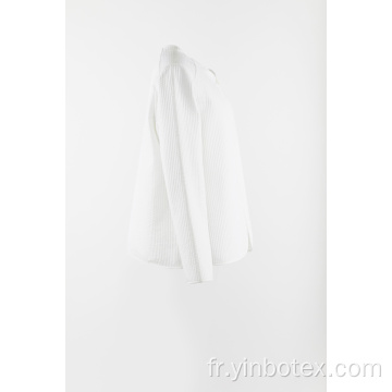 manteau léger blanc matelassé